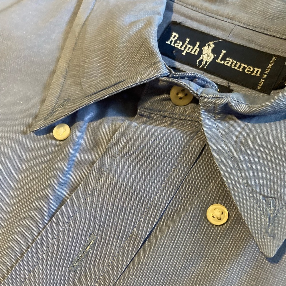 Ralph Lauren Oxford short-sleeved dress shirt